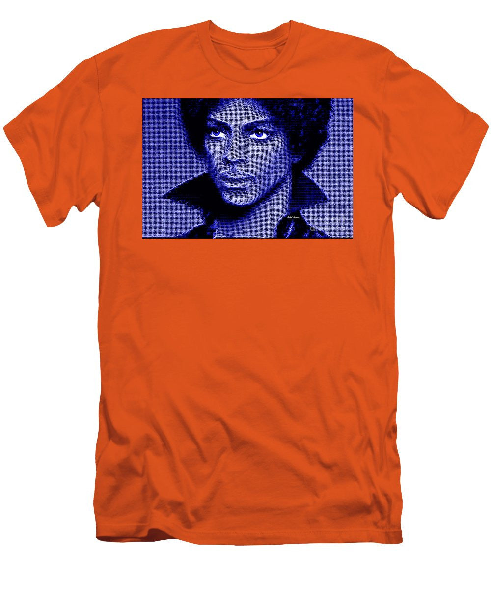 T-shirt pour homme (coupe ajustée) - Prince - Tribute In Royal Blue