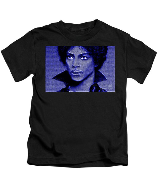 Kids T-Shirt - Prince - Tribute In Royal Blue