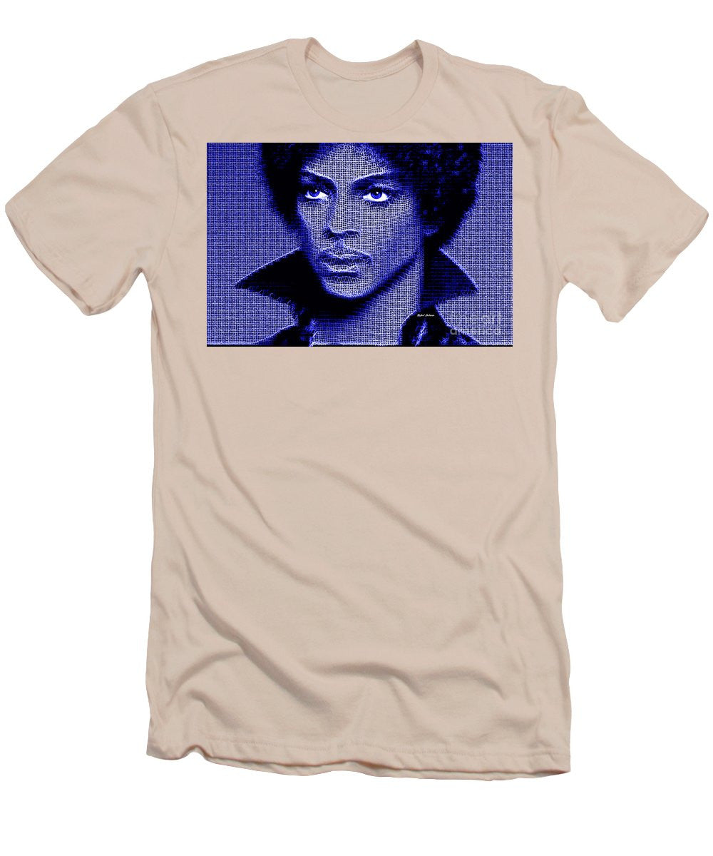 T-shirt pour homme (coupe ajustée) - Prince - Tribute In Royal Blue