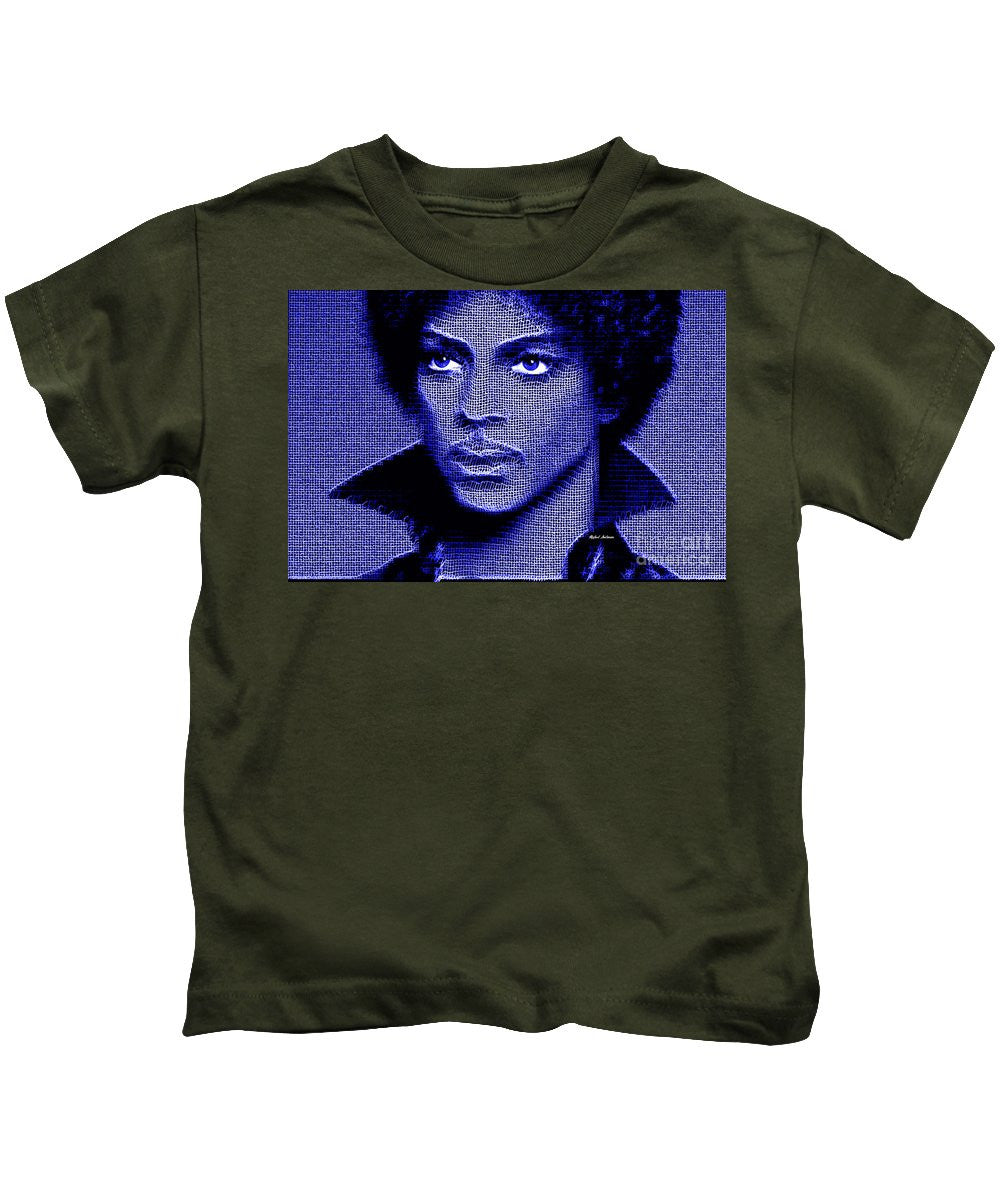 Kids T-Shirt - Prince - Tribute In Royal Blue