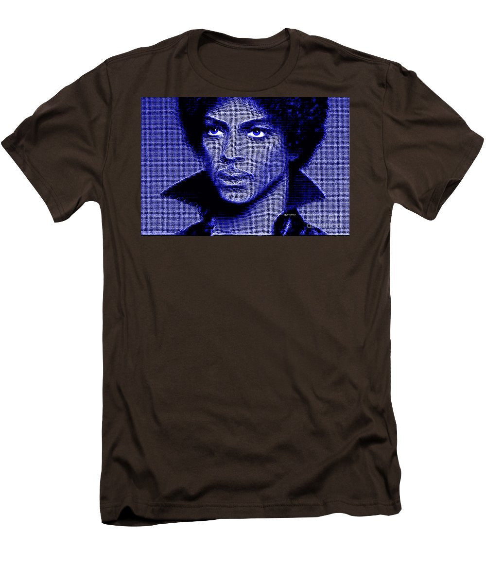 T-shirt pour homme (coupe ajustée) - Prince - Tribute In Royal Blue