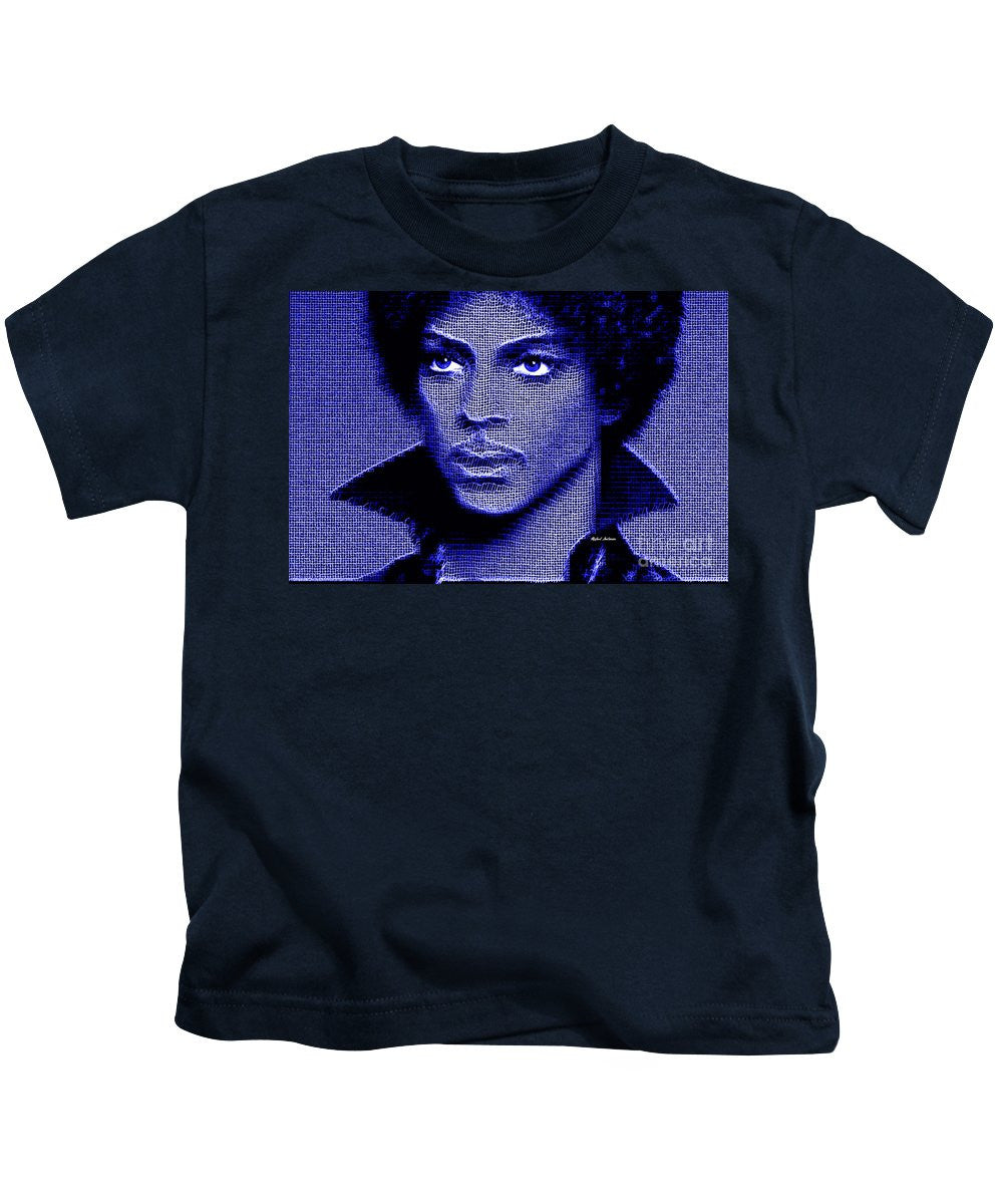 Kids T-Shirt - Prince - Tribute In Royal Blue