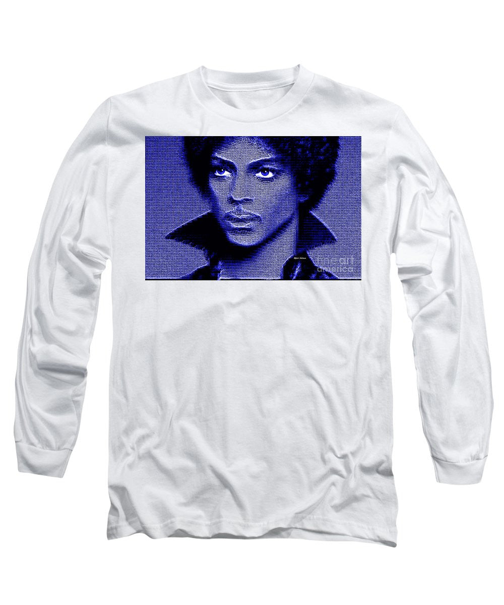 Long Sleeve T-Shirt - Prince - Tribute In Royal Blue