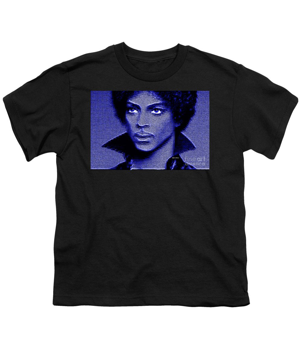 Youth T-Shirt - Prince - Tribute In Royal Blue