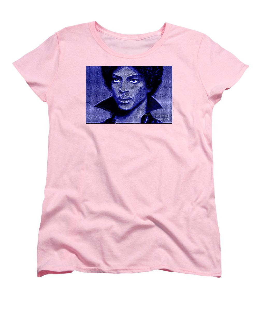 Women's T-Shirt (Standard Cut) - Prince - Tribute In Royal Blue