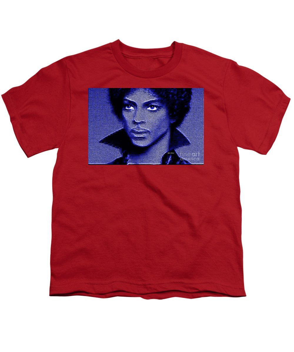 Youth T-Shirt - Prince - Tribute In Royal Blue