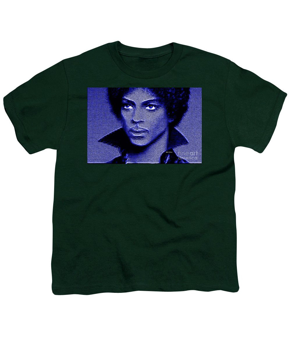 Youth T-Shirt - Prince - Tribute In Royal Blue