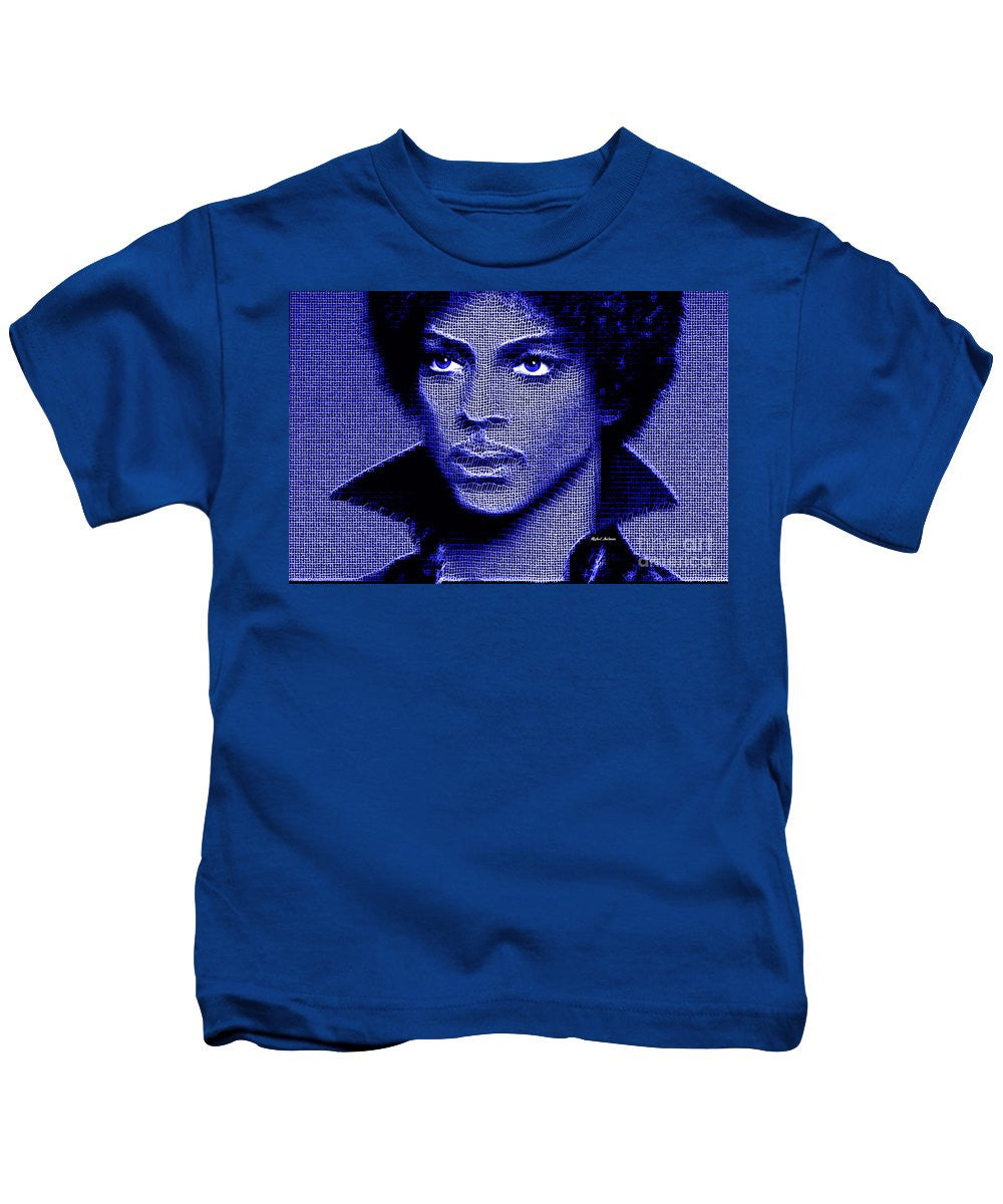 Kids T-Shirt - Prince - Tribute In Royal Blue