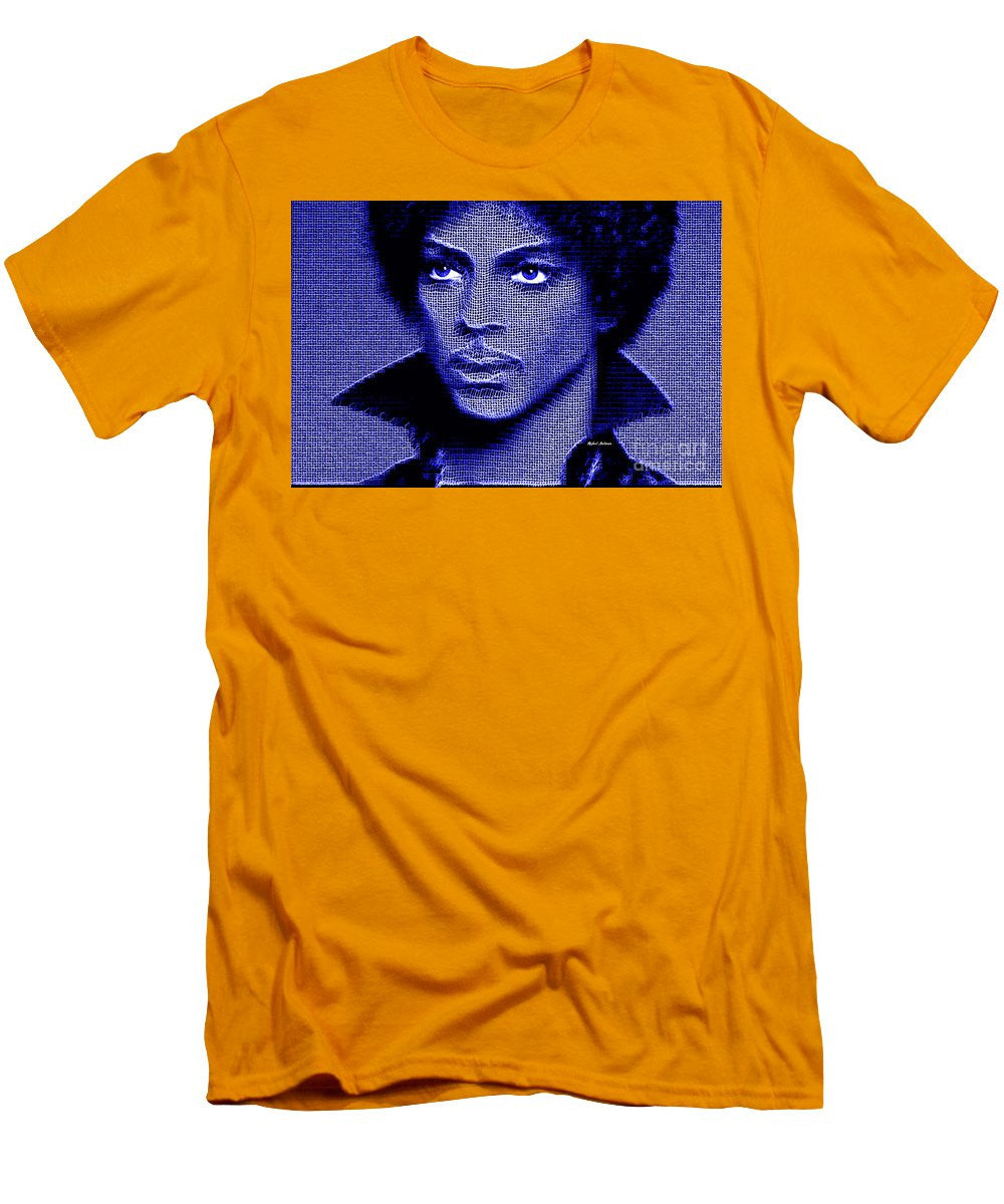 T-shirt pour homme (coupe ajustée) - Prince - Tribute In Royal Blue