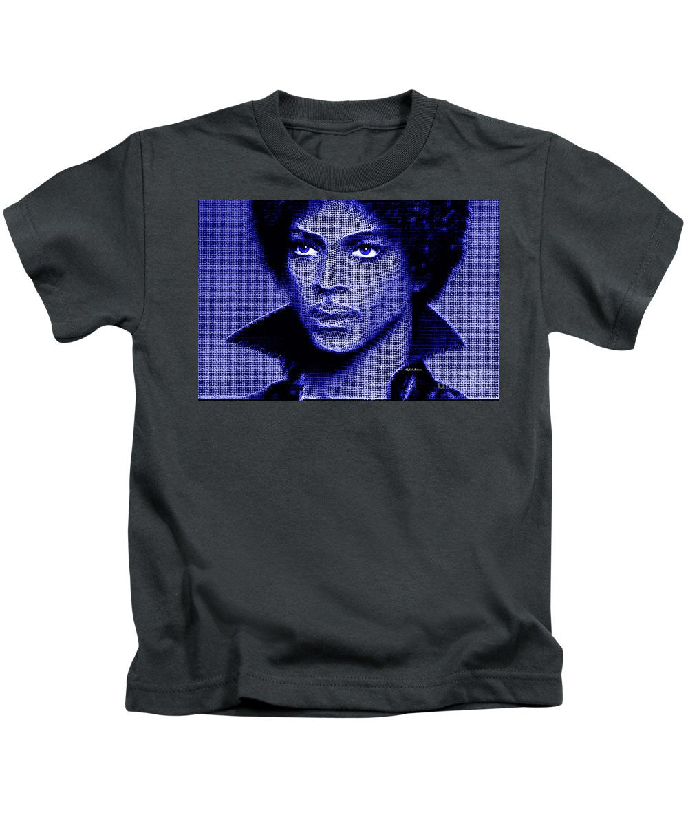 Kids T-Shirt - Prince - Tribute In Royal Blue