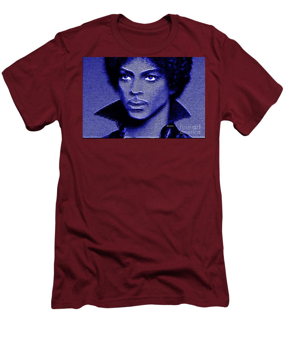 T-shirt pour homme (coupe ajustée) - Prince - Tribute In Royal Blue