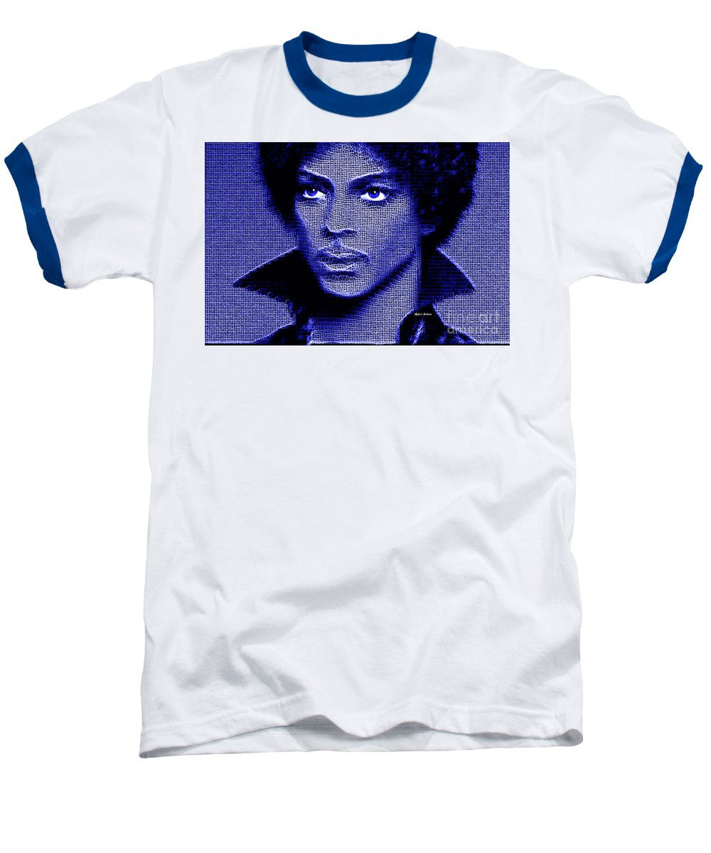 Baseball T-Shirt - Prince - Tribute In Royal Blue