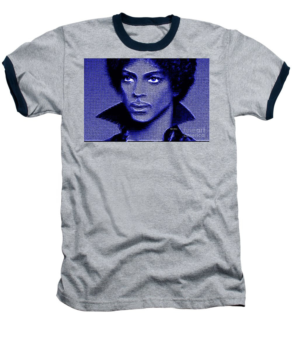 Baseball T-Shirt - Prince - Tribute In Royal Blue