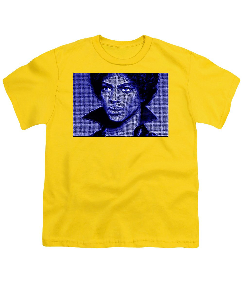 Youth T-Shirt - Prince - Tribute In Royal Blue