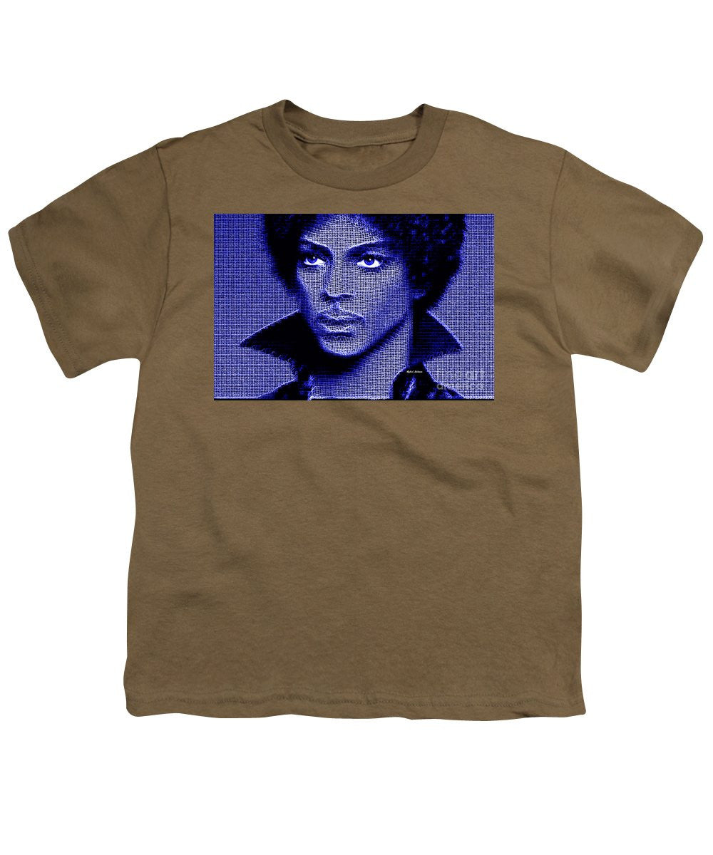 Youth T-Shirt - Prince - Tribute In Royal Blue