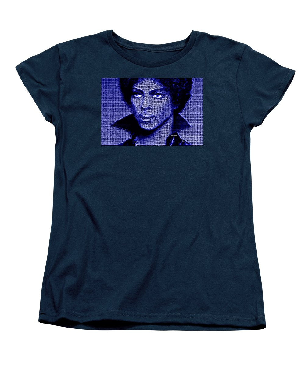 Women's T-Shirt (Standard Cut) - Prince - Tribute In Royal Blue