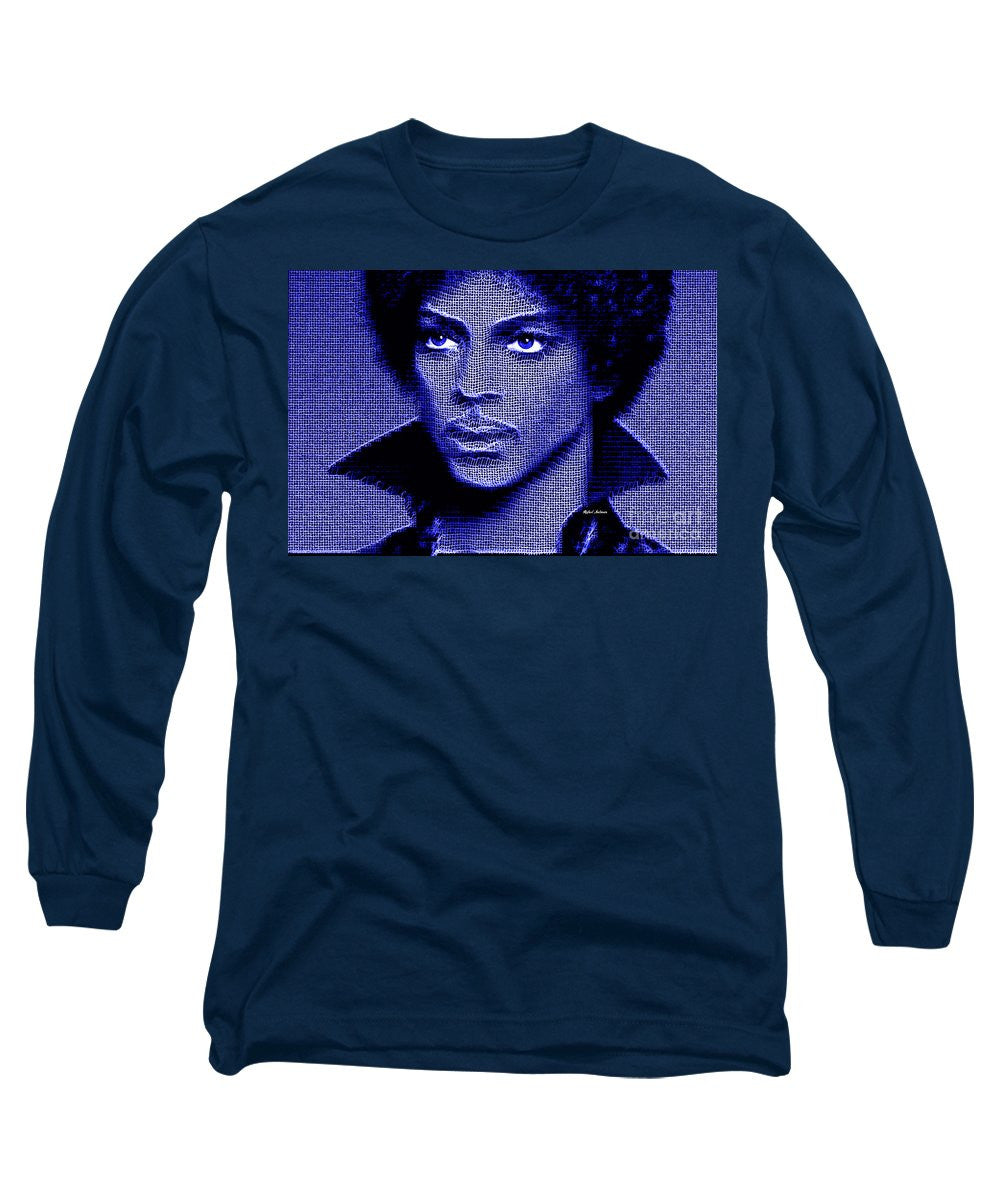 Long Sleeve T-Shirt - Prince - Tribute In Royal Blue