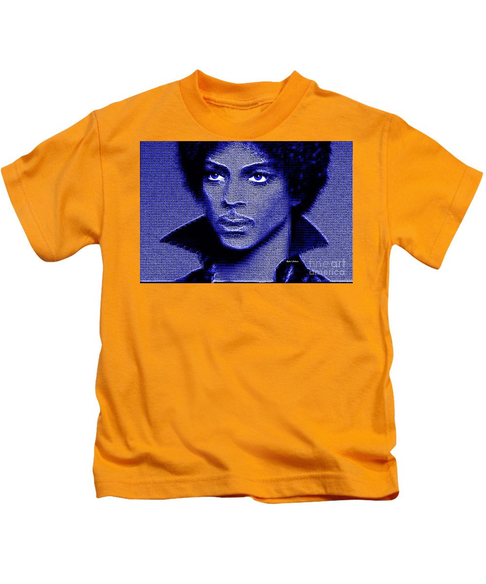 Kids T-Shirt - Prince - Tribute In Royal Blue