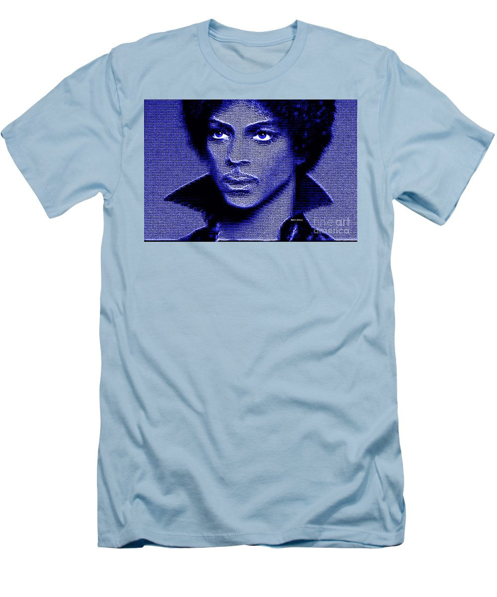 T-shirt pour homme (coupe ajustée) - Prince - Tribute In Royal Blue