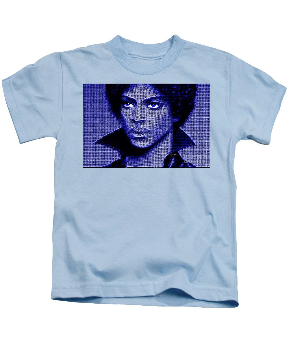 Kids T-Shirt - Prince - Tribute In Royal Blue