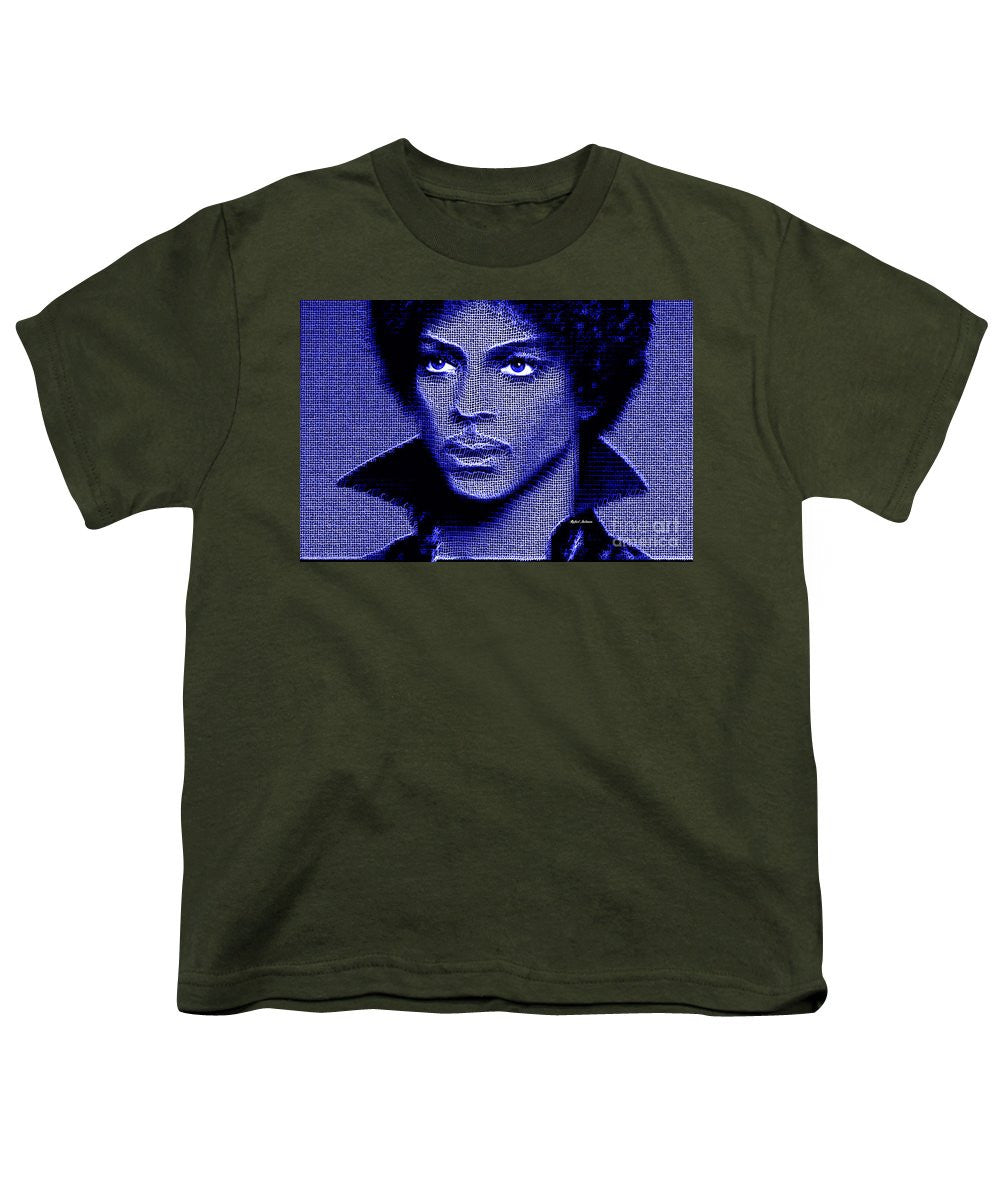 Youth T-Shirt - Prince - Tribute In Royal Blue