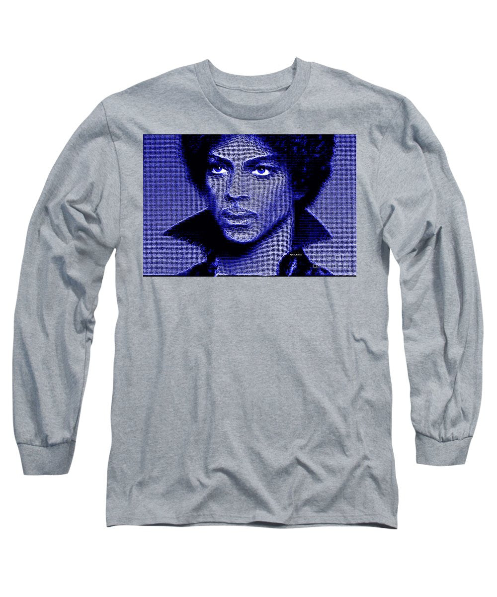 Long Sleeve T-Shirt - Prince - Tribute In Royal Blue