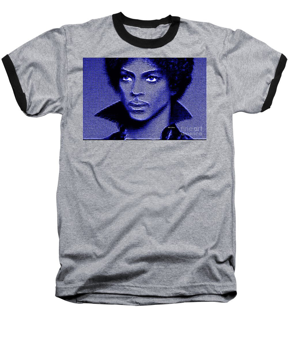 Baseball T-Shirt - Prince - Tribute In Royal Blue