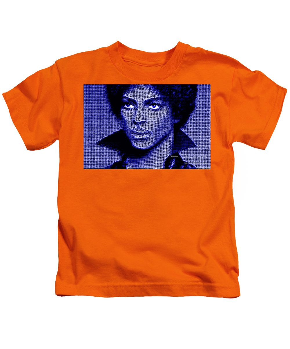 Kids T-Shirt - Prince - Tribute In Royal Blue