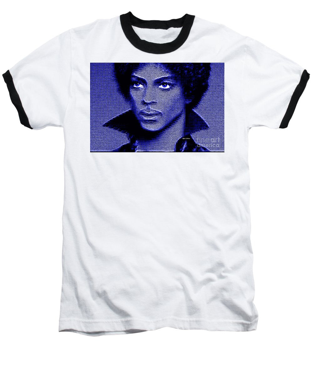 Baseball T-Shirt - Prince - Tribute In Royal Blue