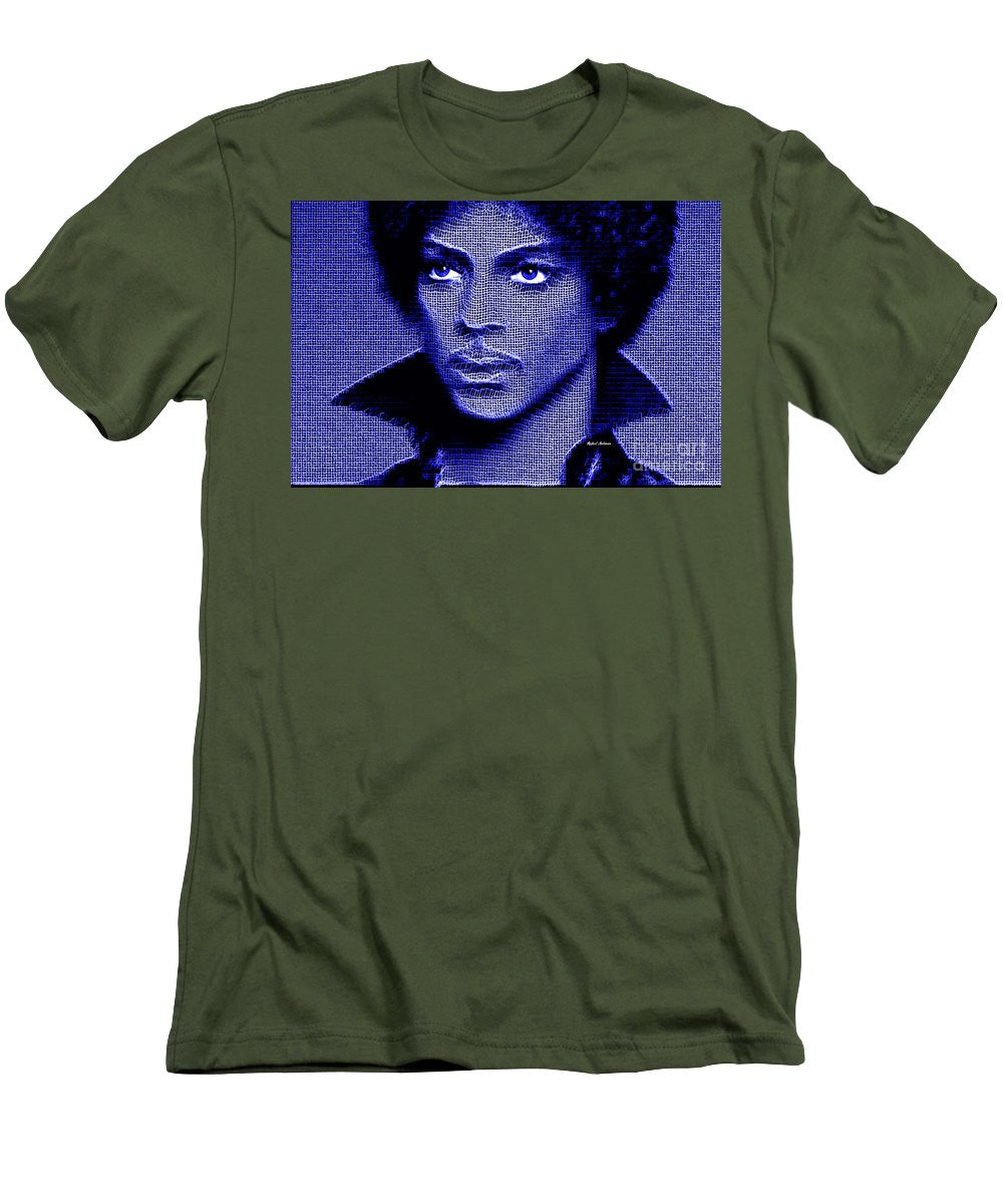 T-shirt pour homme (coupe ajustée) - Prince - Tribute In Royal Blue