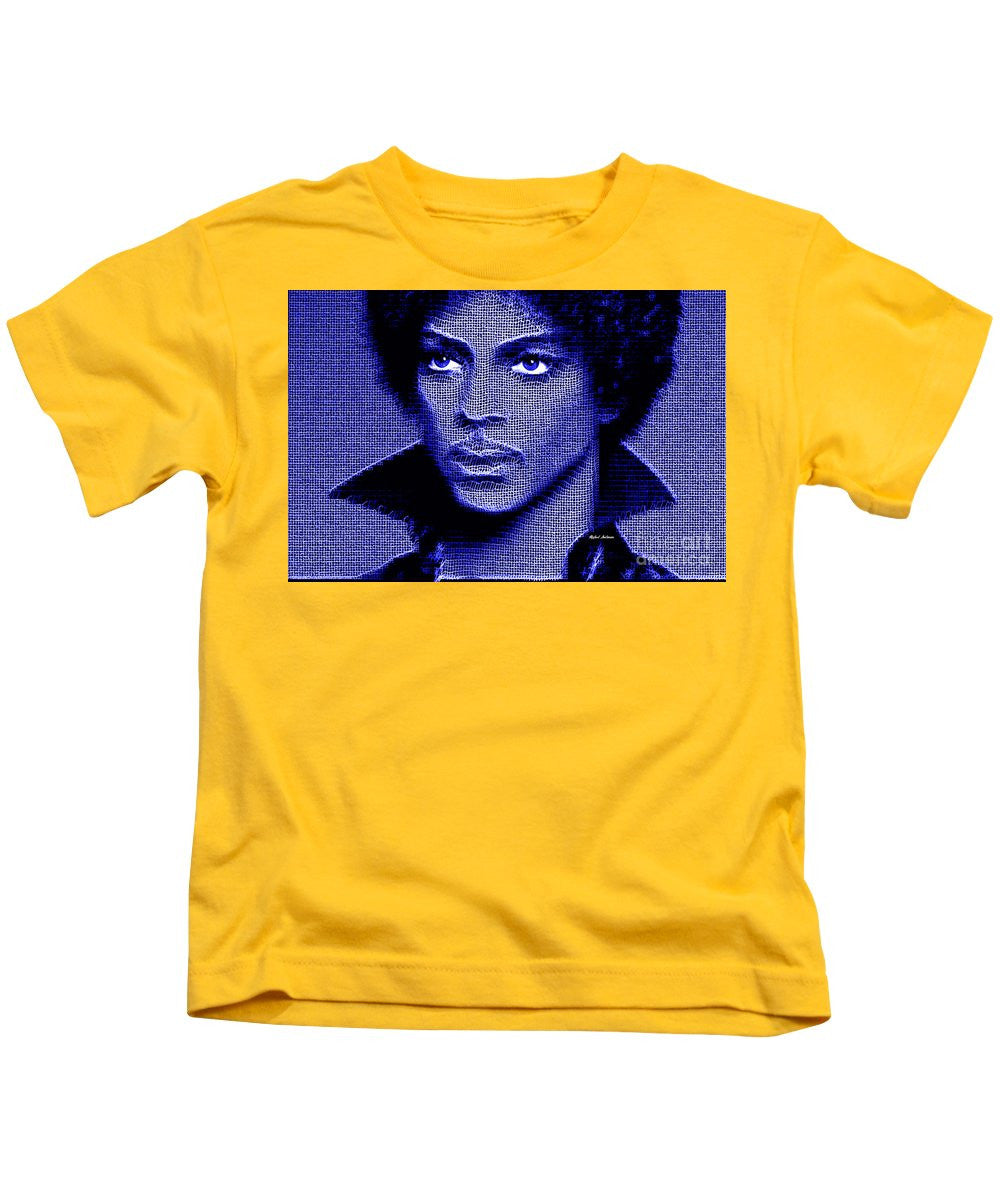 Kids T-Shirt - Prince - Tribute In Royal Blue