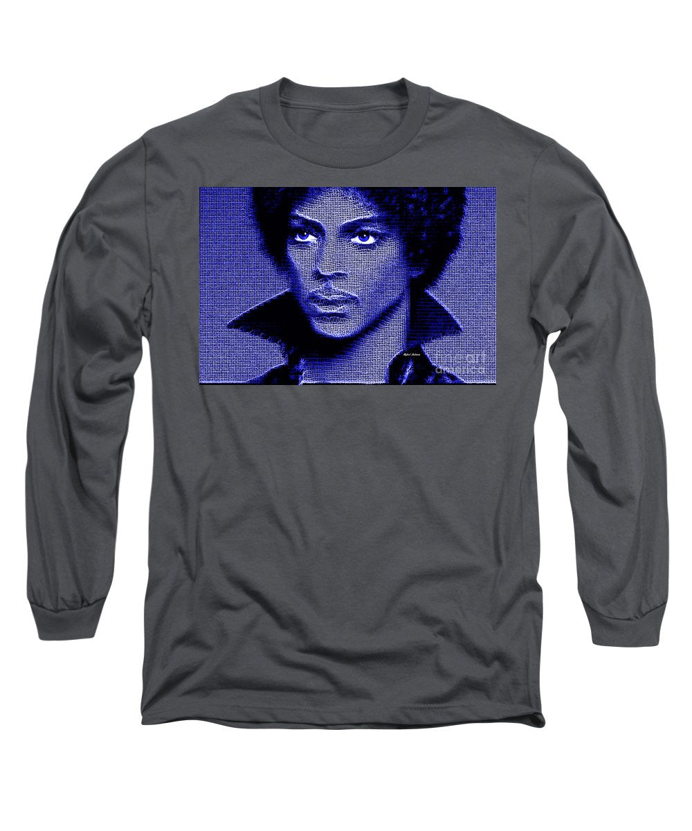 Long Sleeve T-Shirt - Prince - Tribute In Royal Blue