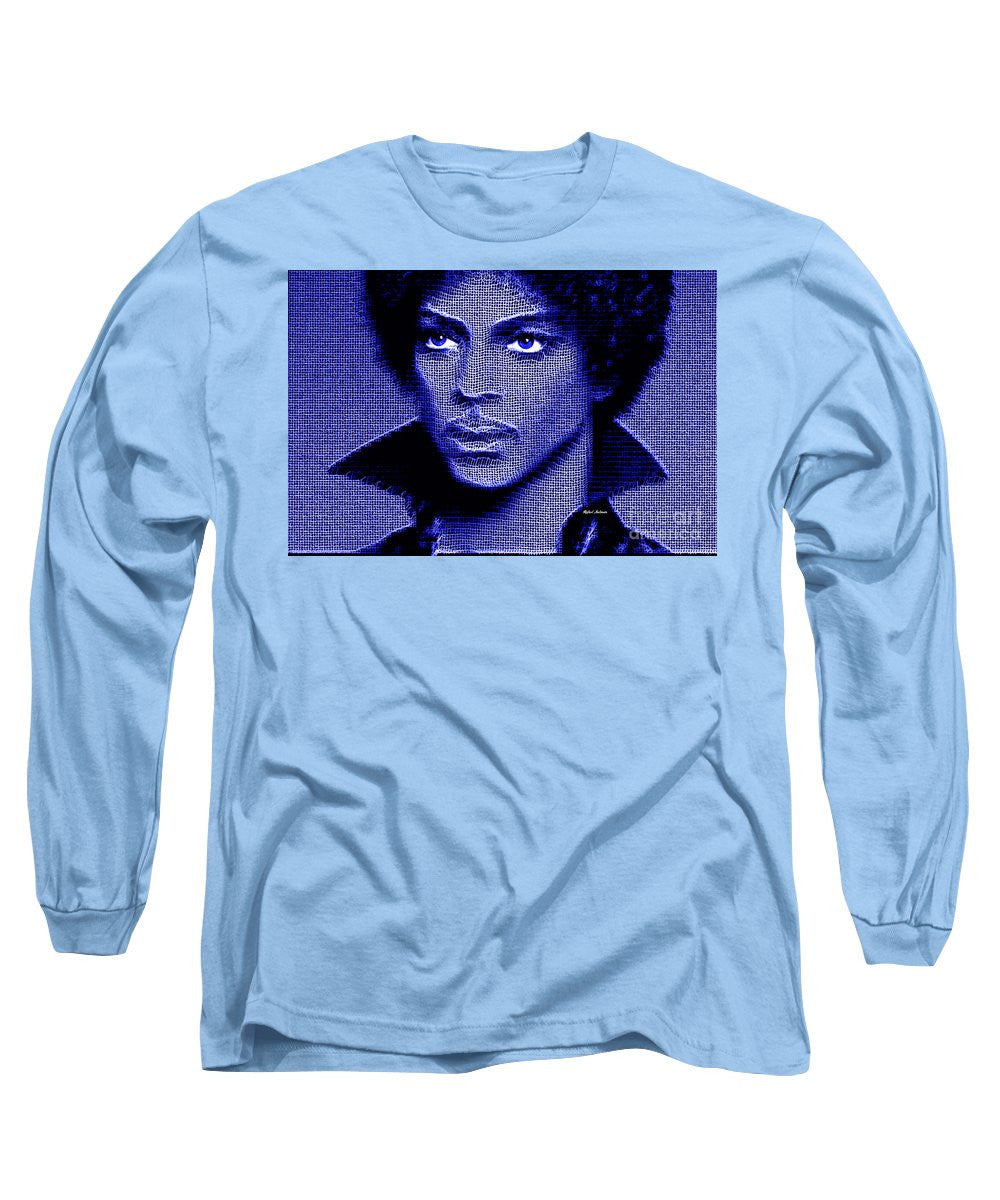 Long Sleeve T-Shirt - Prince - Tribute In Royal Blue