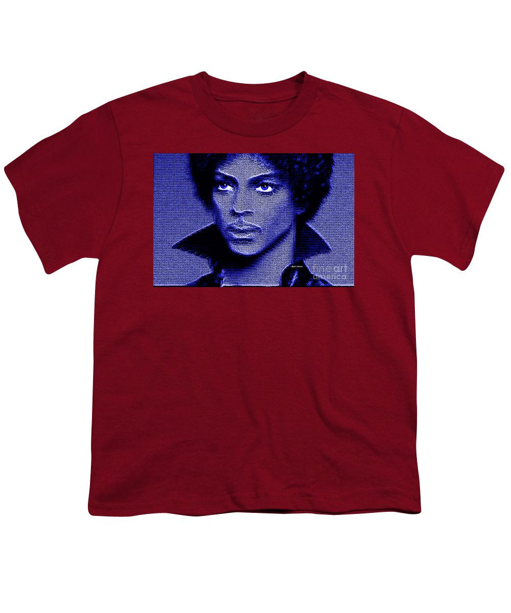 Youth T-Shirt - Prince - Tribute In Royal Blue