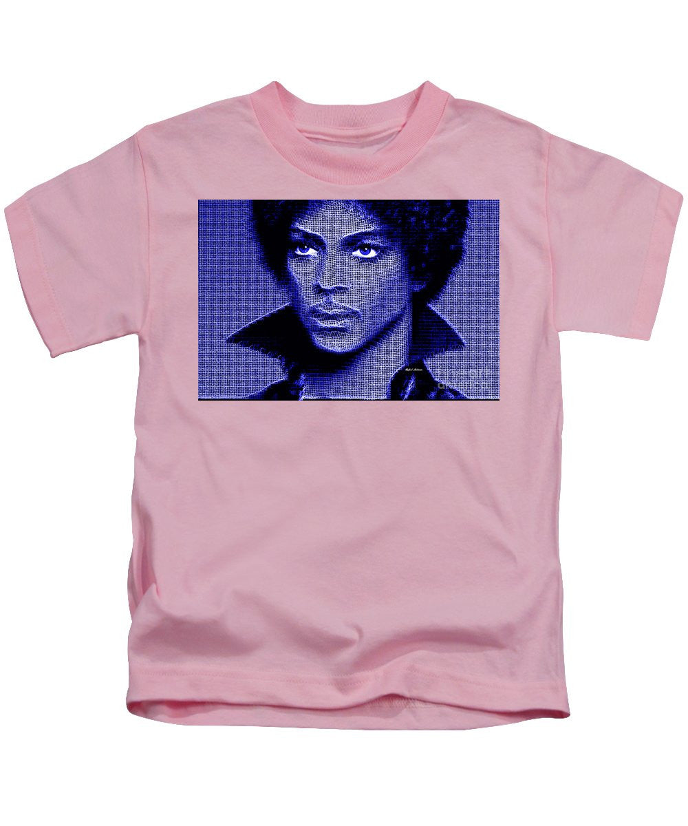 Kids T-Shirt - Prince - Tribute In Royal Blue