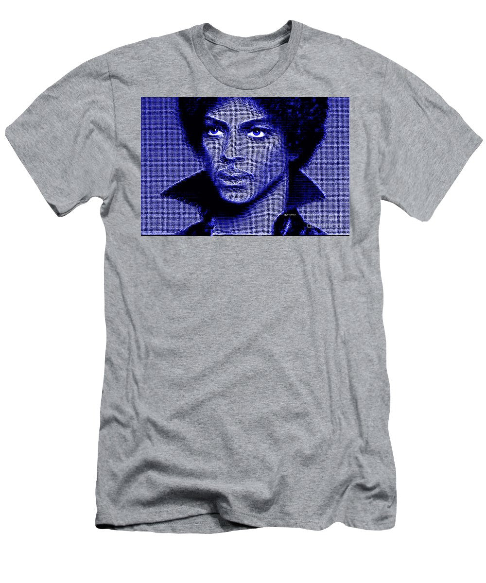 T-shirt pour homme (coupe ajustée) - Prince - Tribute In Royal Blue