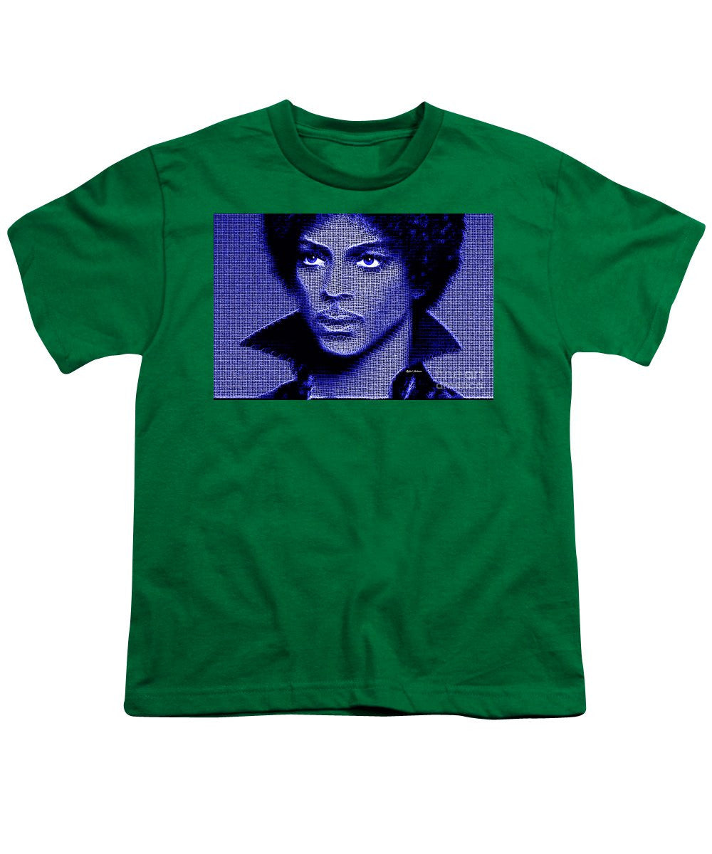 Youth T-Shirt - Prince - Tribute In Royal Blue