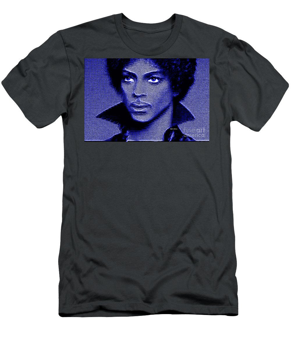 T-shirt pour homme (coupe ajustée) - Prince - Tribute In Royal Blue