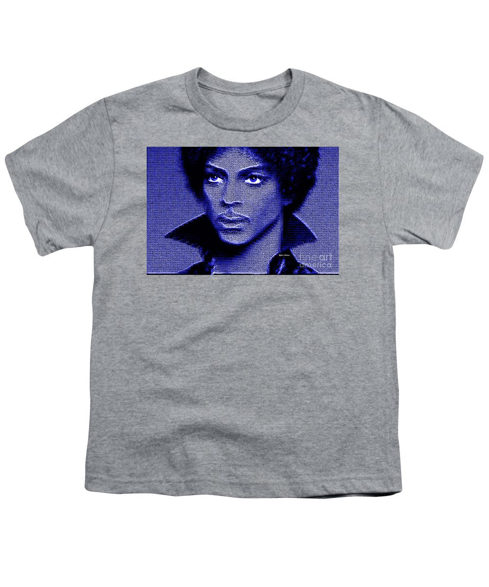 Youth T-Shirt - Prince - Tribute In Royal Blue