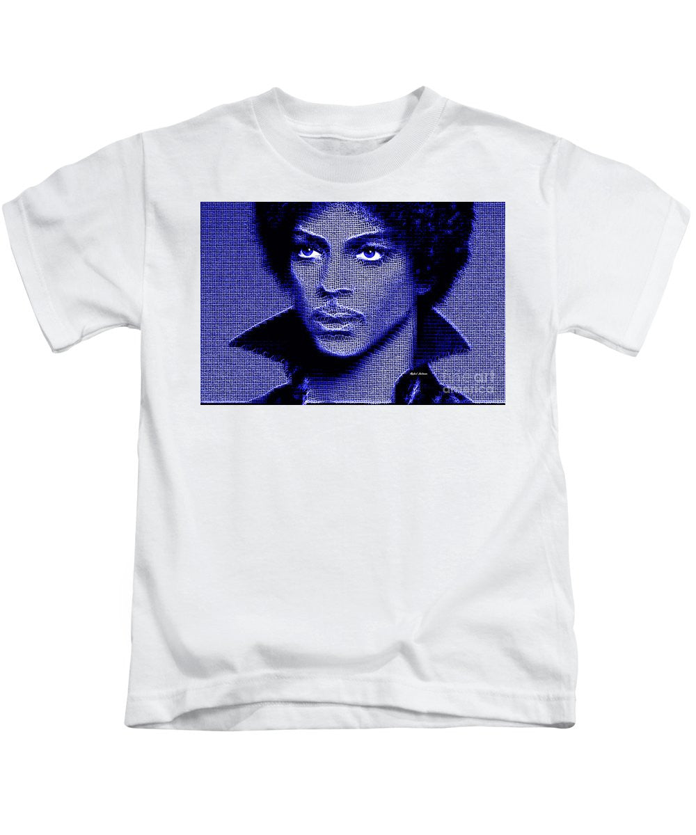 Kids T-Shirt - Prince - Tribute In Royal Blue