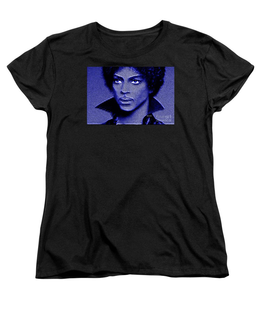 Women's T-Shirt (Standard Cut) - Prince - Tribute In Royal Blue