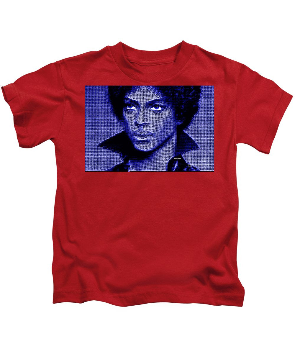 Kids T-Shirt - Prince - Tribute In Royal Blue