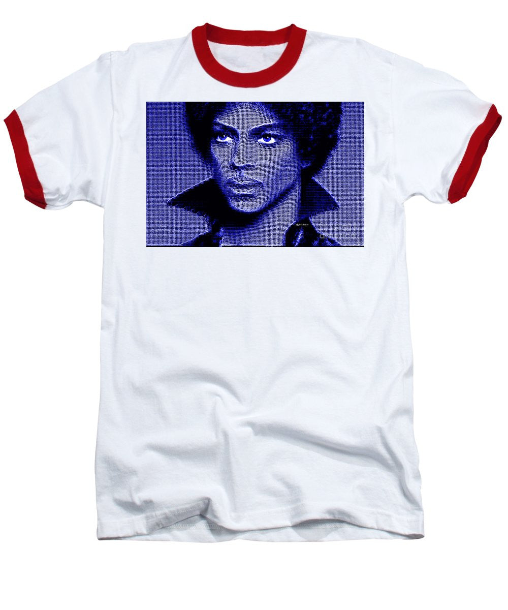 Baseball T-Shirt - Prince - Tribute In Royal Blue