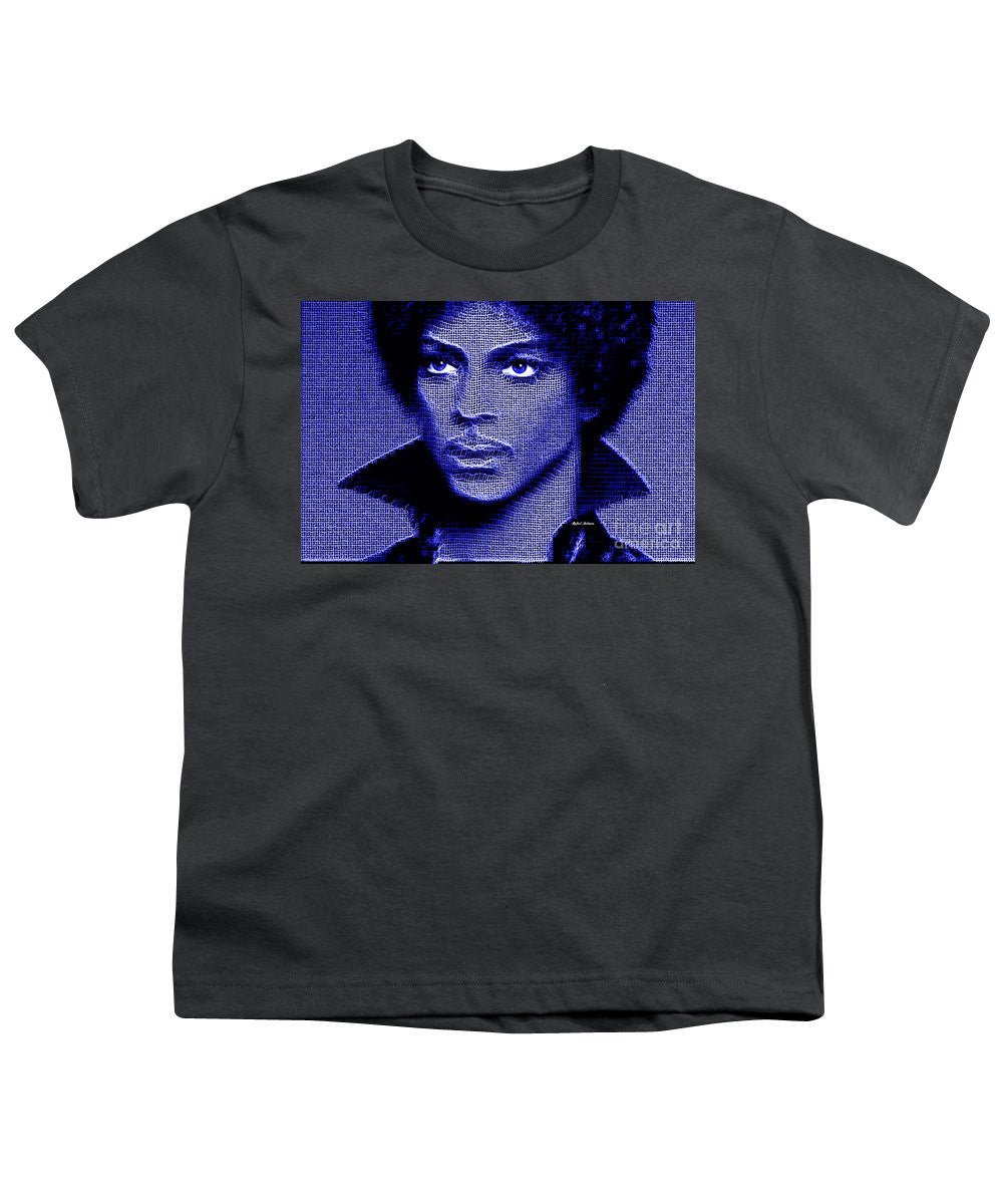 Youth T-Shirt - Prince - Tribute In Royal Blue