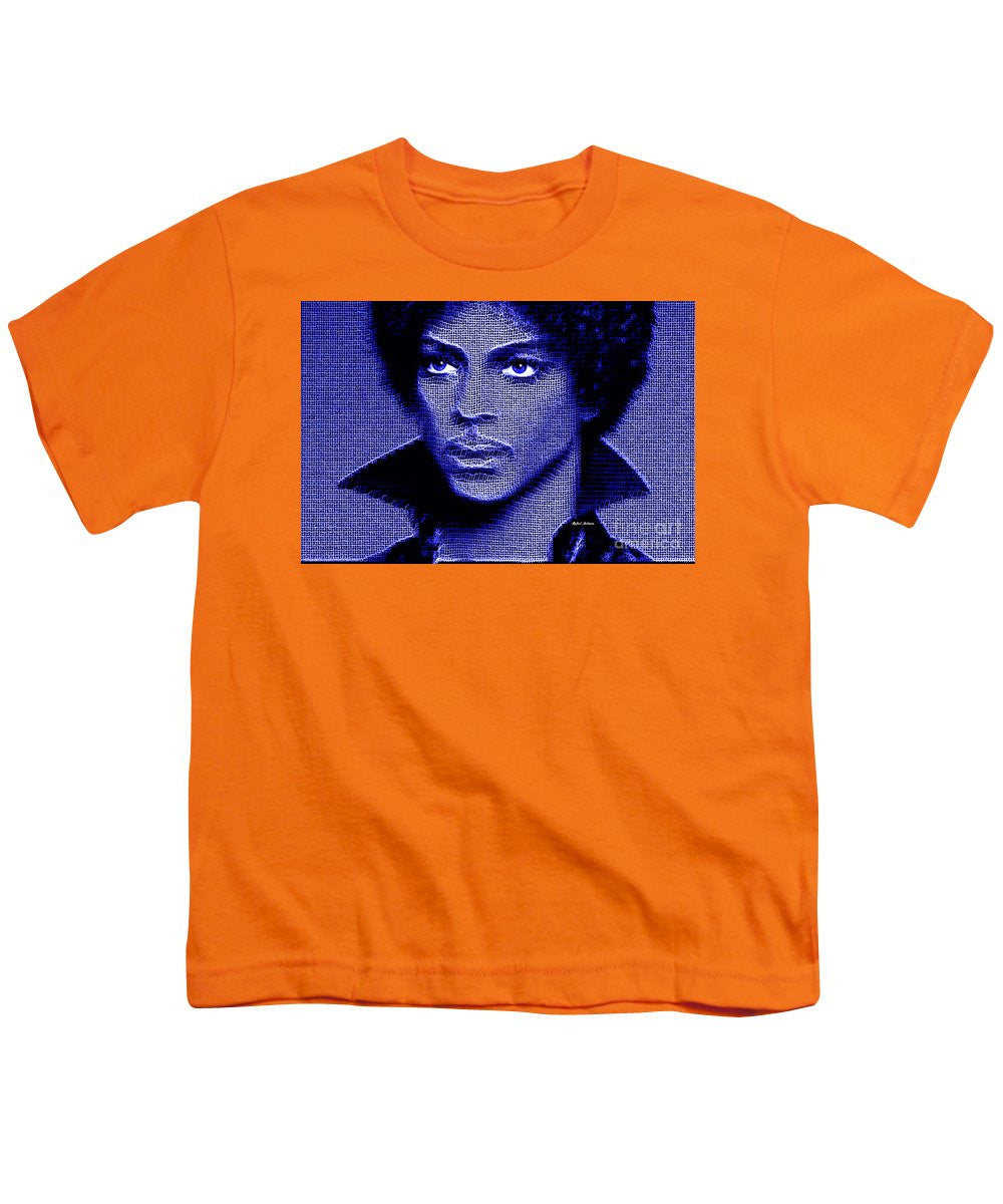 Youth T-Shirt - Prince - Tribute In Royal Blue