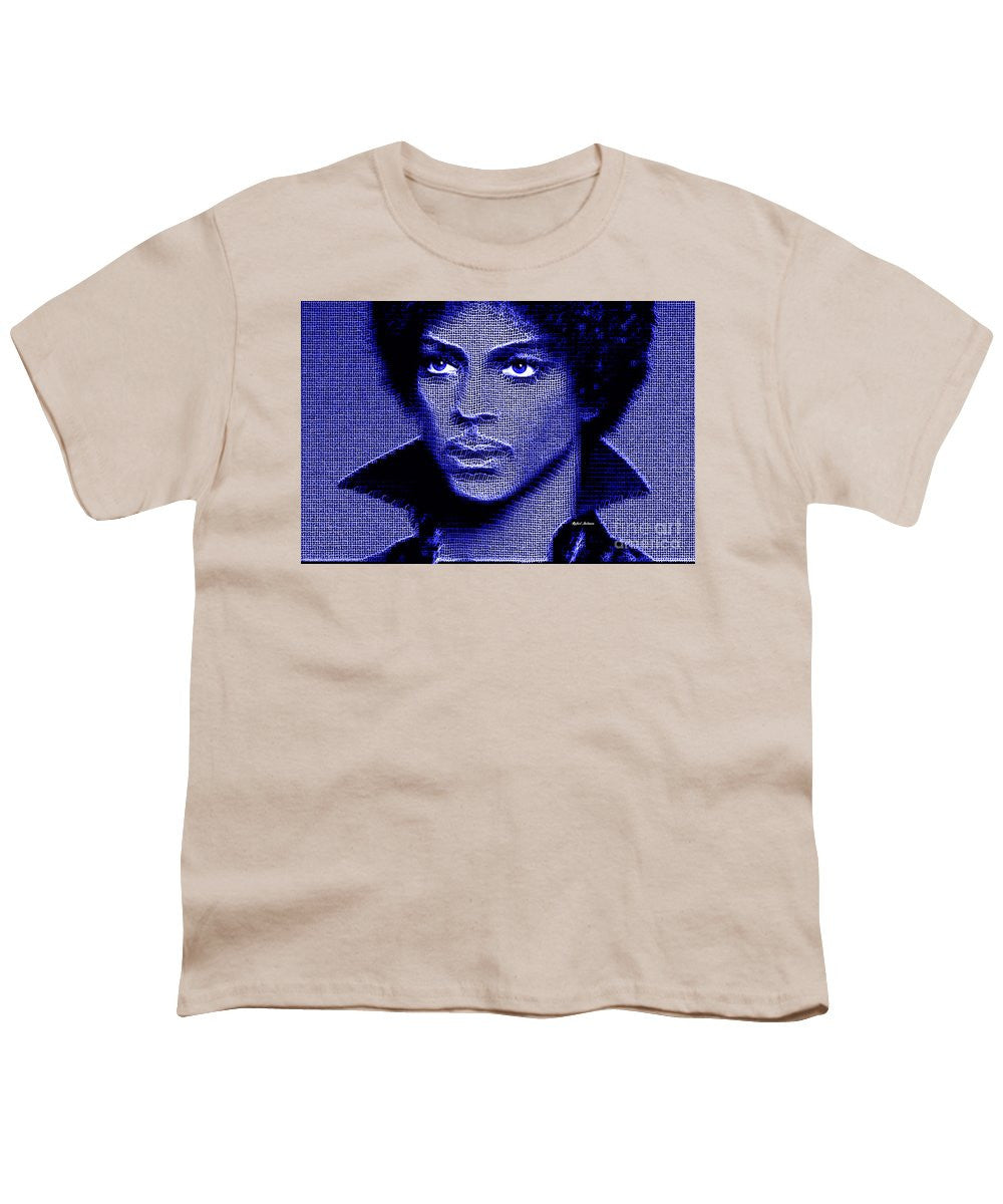 Youth T-Shirt - Prince - Tribute In Royal Blue