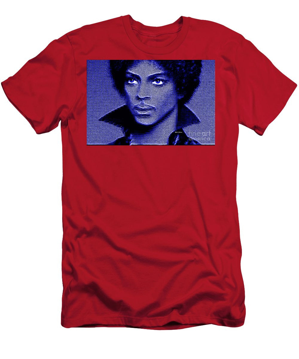 T-shirt pour homme (coupe ajustée) - Prince - Tribute In Royal Blue