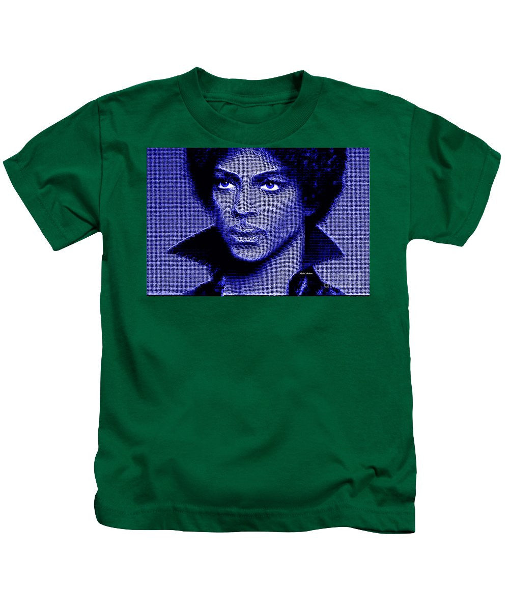 Kids T-Shirt - Prince - Tribute In Royal Blue