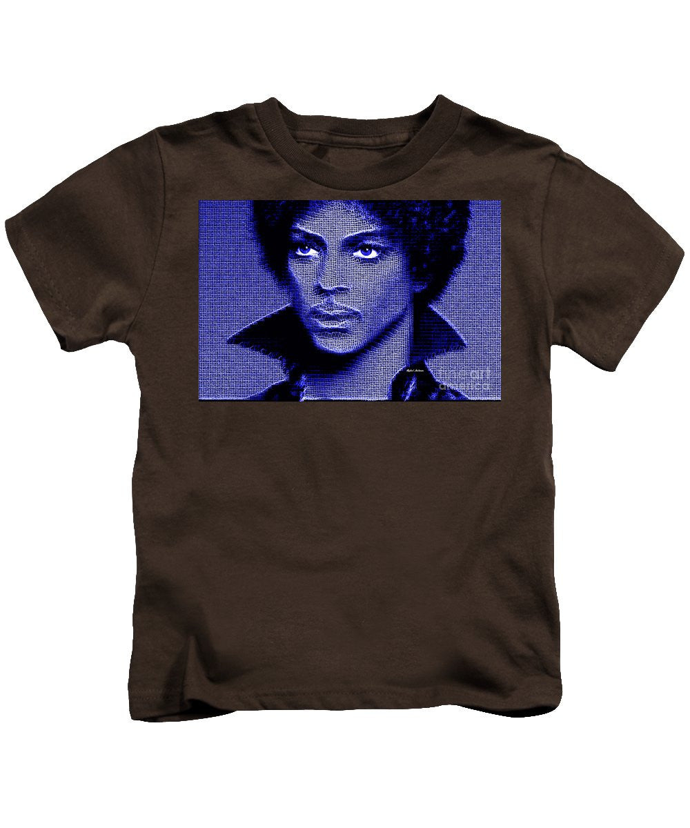 Kids T-Shirt - Prince - Tribute In Royal Blue