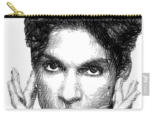 Carry-All Pouch - Prince - Tribute Sketch In Black And White 2